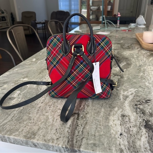 Dooney & Bourke Tartan Plaid Backpack NWT - Picture 6 of 7